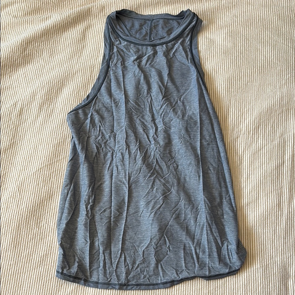Gray Sleeveless Tank Top